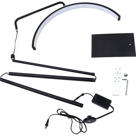 Lampe LED 50W demi-lune, protection oculaire, tête pivotante, télécommande, pour salon de beauté tatouage sourcils, prise US 100V-240V (1/5)