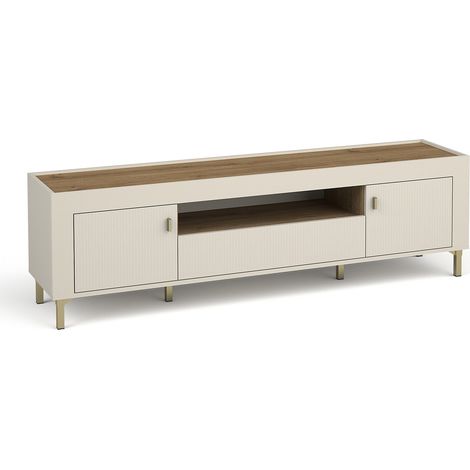 Mueble TV Mormavu 106, Cachemira, Número de puertas: 0, Número de cajones: 0, 177x52x40cm