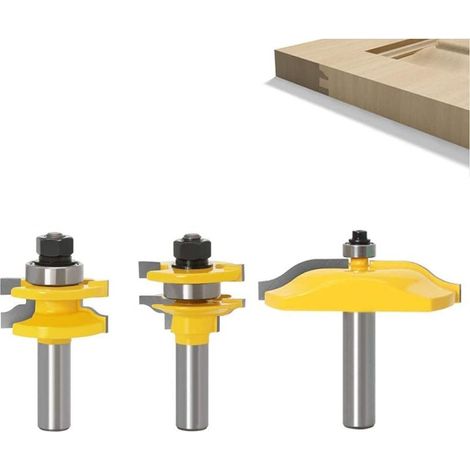 Fresa para ranurar, riel Ogee y panel elevado Ogee [8 mm], fresa para trabajar la madera. (1/5)