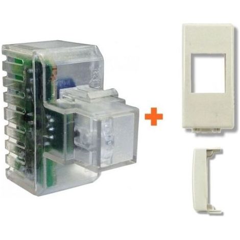 Keystone lampada da incasso notturna segna passo compatibile Bticino Luna bianca 82883-BL