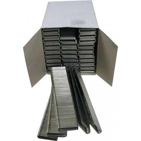 Agrafes 13 mm – Lot de 2500 pièces – Largeur 5,7 mm – Épaisseur 1,25 mm – Pour agrafeuses G40220, G40221, G58411