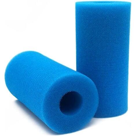 Lot de 2 Éponge Filtrante Type A, Filtre en Mousse pour Spa, Filtre de Piscine en Mousse, Cartouche de Filtre en Mousse, Réutilisables et Lavable, pour Spa, Piscine (1/5)