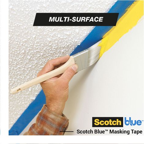 Pack ScotchBlue™ & Scotch-FIX™ : Ruban de masquage multi-surfaces et Ruban d'assemblage intérieur mousse murs bois métal carrelage (1/3)