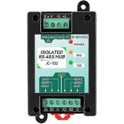 Répéteur RS485, convertisseur Modbus-RTU, module de communication Modbus-RTU, portée de transmission réseau étendue fdq (1/5)