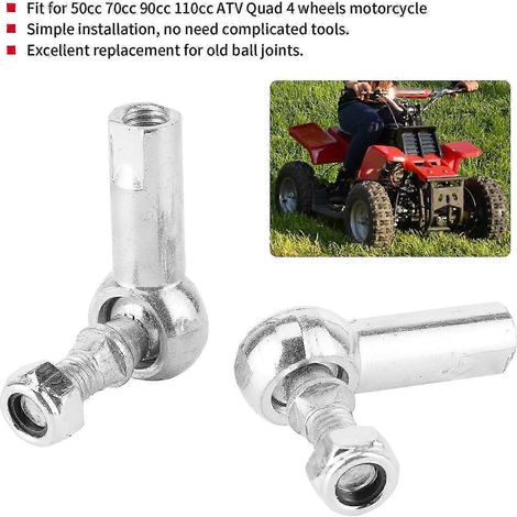 Connecteur à rotule en alliage d'acier de 0,5 pouce pour quads, compatible avec les modèles 110 cm3. (1/5)