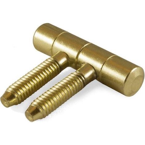 Cerniere per infissi Masidef anuba in ferro ottonato Ø 14 mm 2 pezzi