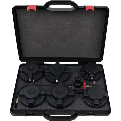 KS Tools 460.2465 LKW Turbolader-Ladeluft-System-Prüfkoffer-Satz, 7-tlg. (1/2)
