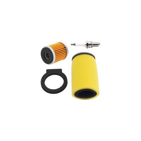 Kit d'entretien S-giant compatible avec Yamaha Big Bear 350 et Kodiak 400 4x4 : 1 filtre à air (1YW-14451-00-00), 1 filtre à huile, 1 bougie d'allumage