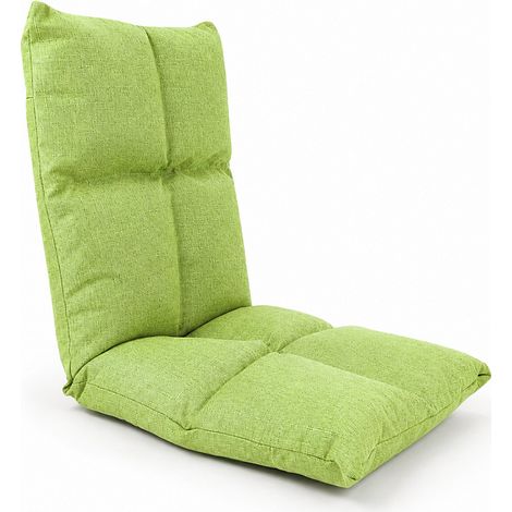 Aga Sillón reclinable para el suelo 36x48x48 cm Verde (1/4)