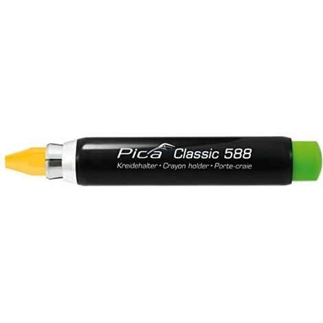 Portagessetti Pica Classic 588 per gessetti tondo/quadrato L.110mm per gessetti Ø 11-12mm