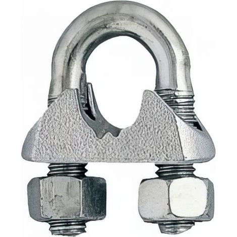 Serre Cable à Etrier Inox A4 D10 à D12 mm - Diamètre 10 mm mm