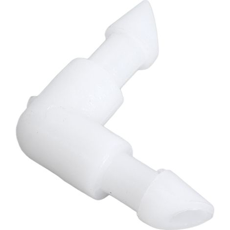 10pcs raccord coude 90° en L tube PE diamètre égal pour tuyau pompe silicone 4.2mm / 0.17in adaptateur raccordement (1/5)