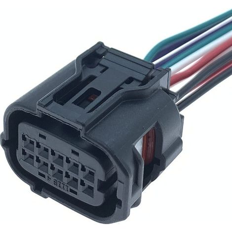 Applicable to Toyota Camry, Crown, Reiz, and RAV4 front and rear bumper reversing ACC radar sensor wiring harness plugs (1/4)