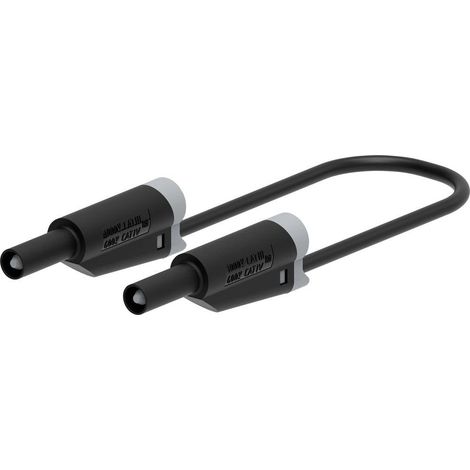 Electro PJP 2711-IEC-CD1-100N Cavo di misura Spina a banana 4 mm 1 m Nero 1 pz. (1/2)