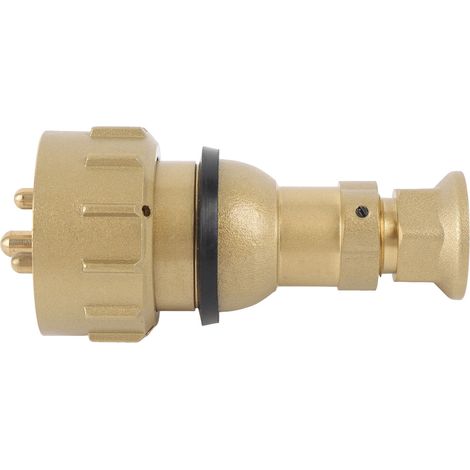 Spina marina in ottone a 3 pin da 10 A, protezione IP56, costruzione robusta, connessione stabile, a tenuta stagna per imbarcazioni.