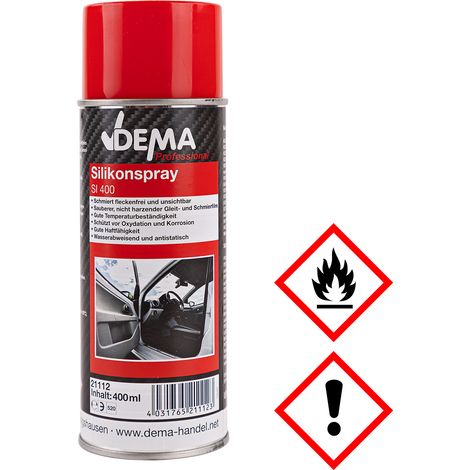 Silikonspray 400 ml Cockpitspray Kunststoffpflege Gummi Pflege Spray Profi (1/4)