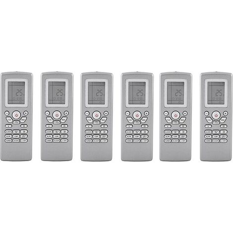 6 mandos a distancia universales para aires acondicionados Gree YT0F YTOF YT1F1 YT1F2 YT1F3 YT1F4 YT1F YT1FF YB1F2