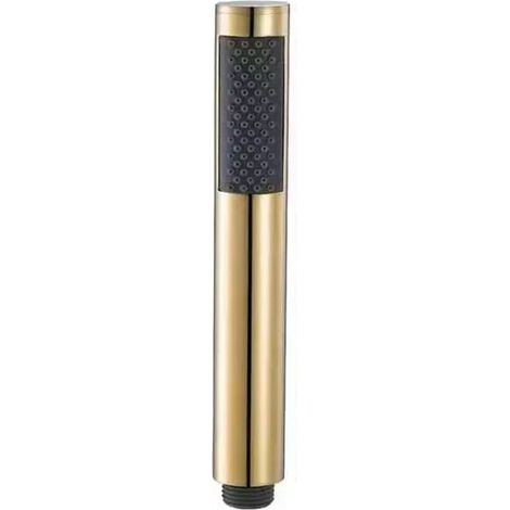 Cabezal de ducha ahorrador de agua en acero inoxidable 304, ducha de mano de alta presión, color dorado. (1/5)