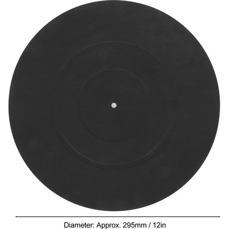 Tapis de Platine Professionnel Anti-Vibrations et Anti-Static pour Tourne-Disques Vinyle (1/5)