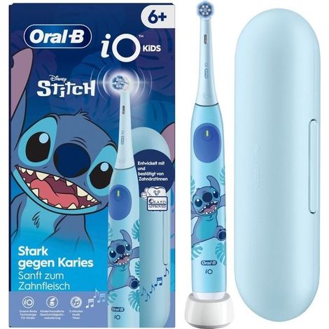 Oral-B IOKIDSTITCH6 Oral-B iO Kids Stitch Spazzolino elettrico rotante 3 modalita' Timer musicale 2 minuti Sensore pressione Autonomia 7 giorni colore Blu