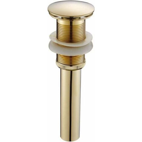 High quality stainless steel and brass drain without overflow. (1/4)