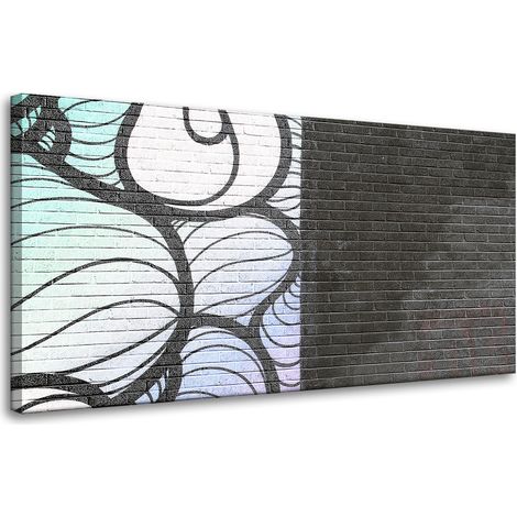 Leinwandgemälde Architektur-Wandbild 80x40 cm