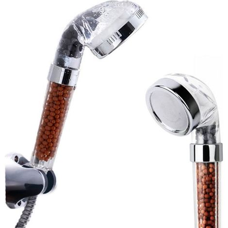 Pommeau Douche Spa Multifonction Tourmaline Germanium Eco Purifie Adoucit Eau (1/4)