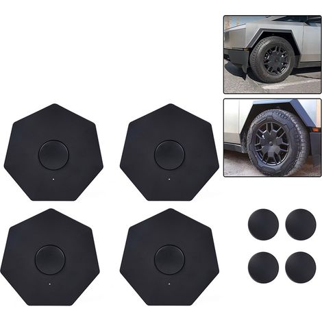 Adatto per coprimozzi Cybertruck Tesla - accessori di modifica per coprimozzi resistenti all'usura (1/3)
