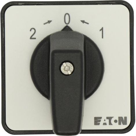 Commutateurs de commande universels Contacts: 6 A retour automatique en position ' 1 ' et ' 2 ' 2 EATON T0-3-15394/EZ (1/3)