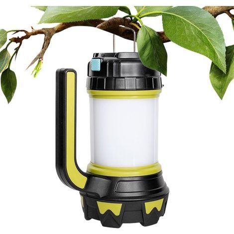 Suchscheinwerfer, wiederaufladbarer Scheinwerfer mit Griff und 6 Leuchtmodi, leistungsstarke elektrische Taschenlampe für Jagd, Camping, Angeln, Bootfahren, Outdoor-Abenteuer, Gartenbeleuchtung (1/4)