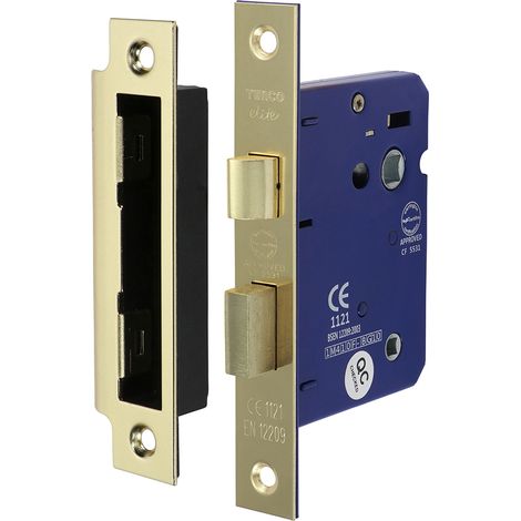 TIMCO Bathroom Lock Electro Brass - 78mm