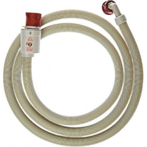 ELECTROLUX Tuyau d'arrivé 3/4 pouces Droit - 3/4 '' Coudé 60 bar 90 °C 1.50 m Machine à Laver
