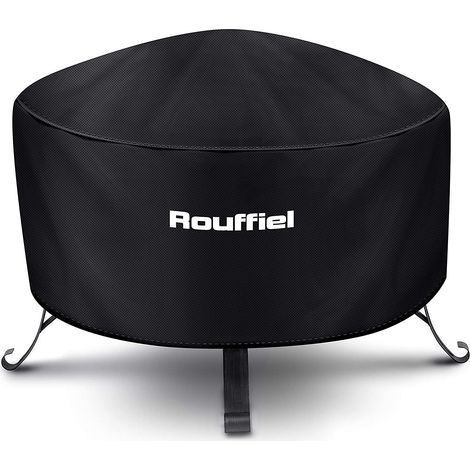 Housses pour foyers extérieurs ronds de 66 à 91 cm (26 à 36 pouces), en tissu Oxford robuste et imperméable. (1/3)