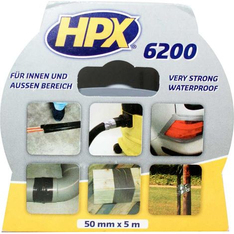 Klebebandrolle HPX schwarz CB5050 48 mm x 50 m, hohe Qualität, (1/5)