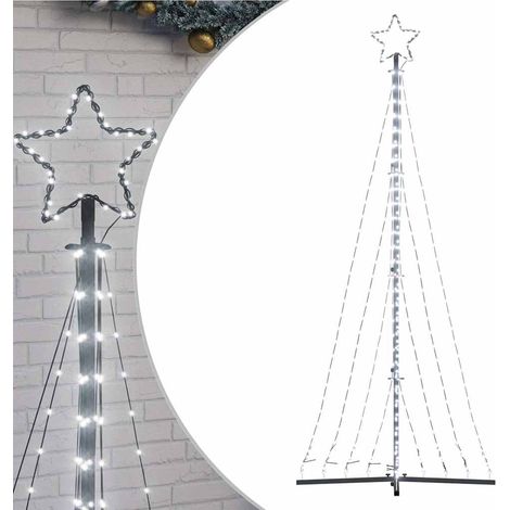 Sapin de Noël  Arbre de Noël à LED 447 LED blanc froid 250 cm (1/5)