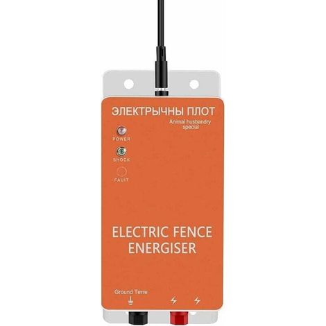 Clôture électrique pour bétail, animaux, électrificateur de clôture, haute puissance, d'alimentation pour élevage de volailles 5 miles for bétail F (1/4)