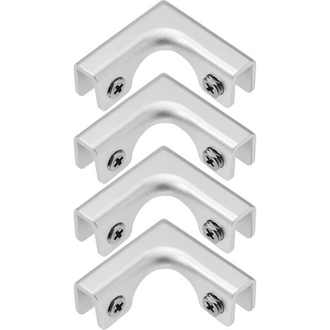 Supports pour couvercles en verre d'aquarium, 4 unités, installation sécurisée sans cadre, avec réglage simple et ferme dans les aquariums.-AquaForge (1/4)