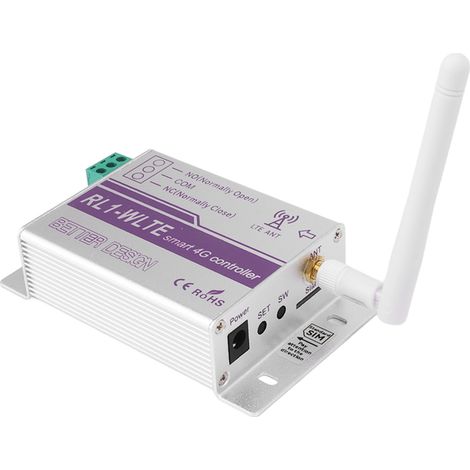 Relais intelligent avec prise UE, 100-240 V, émetteur et récepteur sans fil 4G (1/5)