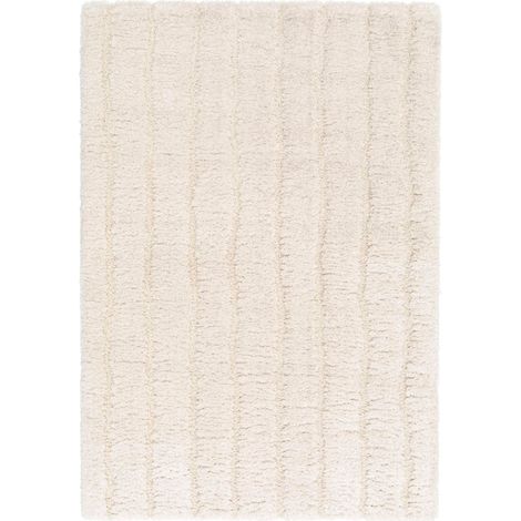 VIVARAISE - Tapis Vivaraise Maël - Tapis recyclé blanc 200 x 290 cm (1/5)