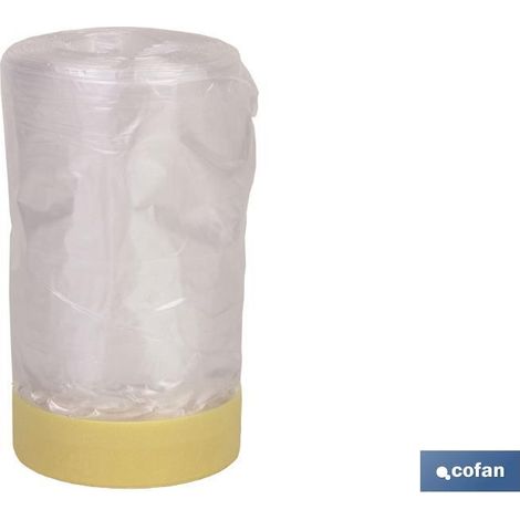 Nastro crespo + Rotolo di plastica 80° (260 cm x 22,5 m)