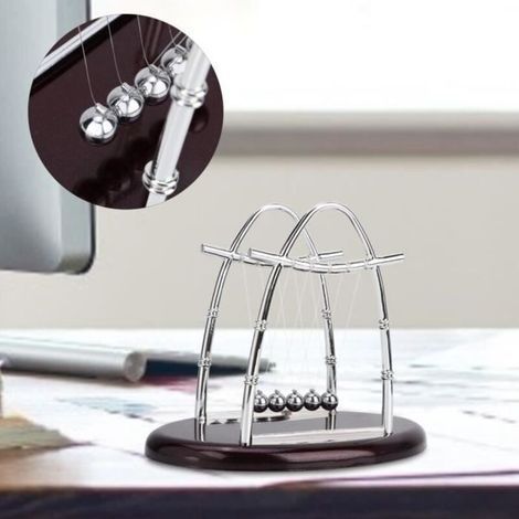 Balancier de Newton,boule metallique 181114cm pratique -YEL (1/4)