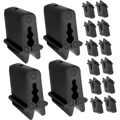 CCYKXA 100 Pieces Fixing Clips for Greenhouse and Garden Plastic Clips for Shade Nets and Solar Films (1/5)