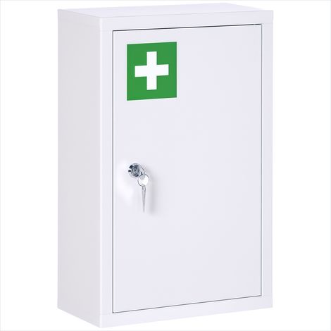 Meuble de salle de bain Armoire à pharmacie murale métal (1/5)