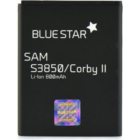 Bluestar Akku Ersatz kompatibel mit Samsung S3850 Corby II / Chat 335 800 mAh Austausch Batterie EB424255VU (1/3)