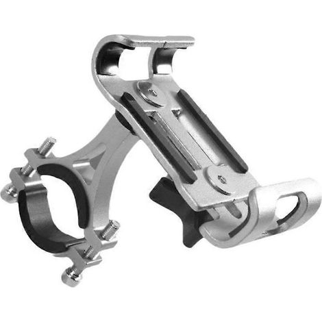 Support de téléphone rotatif à 360° en alliage d'aluminium, fixation sur guidon de vélo et moto, support portable pour téléphone (1/5)