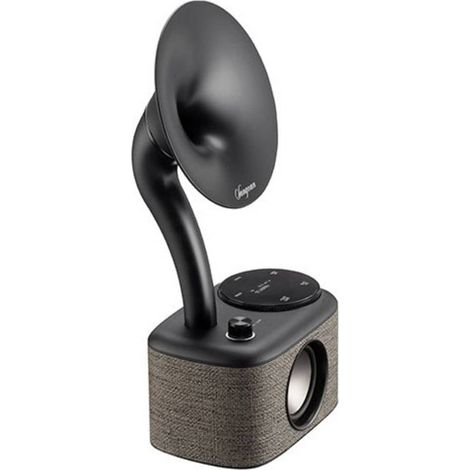 Sangean CP-100D Gramophone Radio da tavolo DAB+, FM AUX, Bluetooth, USB Touchscreen, ricaricabile Grigio (1/5)