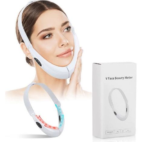 Trade Shop - Mikroströmungsgesichtsmassagegerät mit doppelter Kinn-Reduktion - (1/5)