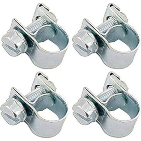 4x COLLIER DURITE ESSENCE A VISSER TONDEUSE MOTOCULTURE MOBYLETTE MOTO (10-12mm) (1/4)