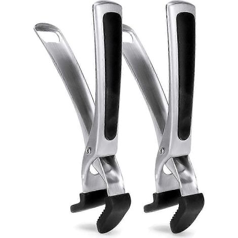 Lot de deux pinces à pizza, pinces antidérapantes pour poêles, plateau chauffant pour micro-ondes et outil pour retirer les bols (1/5)