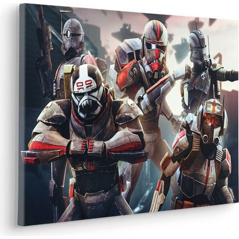 Komar Canvasbild Star Wars Bad Batch Ready to Fight - 40 x 60 cm - Bild auf Keilrahmen (1/2)